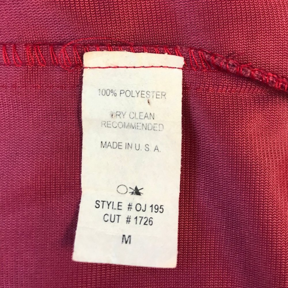 Long Red Suede Jacket - Picture 6 of 6
